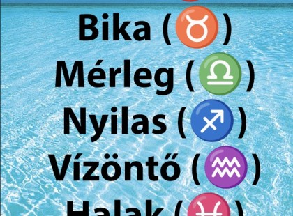 Horoszkóp KEDDRE - Ikrek (♊) Rák (♋) Skorpió (♏) Bak (♑) Szűz (♍) Kos (♈ )