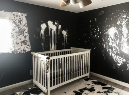 Hazatértem a kórházból a kisbabámmal, és megdöbbenve láttam: a gyerekszoba romokban, feketére festve fogadott – amit anyósom tett, az mindent felborított