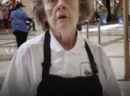 Idős asszony egyedül készül karácsonyra, miután gyerekei megtudják, hogy takarítónő