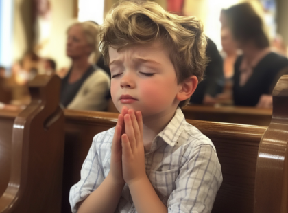 Áron az  árva kisfiú könnyek között könyörgött a templomban, hogy az anyukája jöjjön érte – egy pillanattal később egy hangot hallott: ‘Eljöttem érted.’”
Áron, a hatéves kisfiú térdre borult a templomban, könnyeivel küszködve imádkozott a keresztre nézve. Az arca vörös volt a sírástól, a puha, rózsás arcán végigfolytak a könnyek.
– A nevelőim azt mondták, hogy Jézus meghallgat mindenkit. Akkor miért nem hallgat meg engem? – kérdezte fájdalmasan.
Áron szíve összetört. Nem akart visszatérni a nevelőotthonba, ahol a gyerekek folyamatosan gúnyolták:
– Senki nem fogadna örökbe egy sírós kisbabát, mint te. Anyukád soha nem fog visszajönni érted.
A templom csendjét Áron sírása törte meg. Az őt kísérő nevelő, Erzsébet néni, próbálta csitítani:
– Áron, csendesedj el, ez egy templom. Az emberek figyelnek. Nyugodj meg, kérlek.
Áron próbált uralkodni magán, de amikor meglátott egy nőt, aki kézen fogva lépett be a templomba egy kislánnyal, újra kibuggyantak a könnyei.
– Jézus, miért nem válaszolsz nekem? Én is az anyukámmal akarok lenni, mint az a lány. Miért nem akarnak engem? Erzsébet néni, miért nem hallgat meg Jézus engem? Azt mondtad, ő minden imát meghallgat, de engem nem válaszol meg.
Erzsébet mosolyogva nézett a fiúra, miközben próbálta csillapítani a fájdalmát.
Hirtelen egy női hang szólalt meg mögöttük:
– Ne sírj, kisfiam. Én vagyok az anyukád. Eljöttem érted. ???⬇️A teljes történet a kommentek között található.