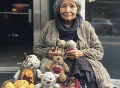 Egy nap megálltam egy idős asszonynál, aki a sarokban kötött nyuszikat árult. Nem is sejtettem, hogy ez az egyszerű találkozás örökre megváltoztatja az életemet – és hogy valójában ki ő valójában. Egy hétköznapi reggel volt. Épp készültem elindulni az öt éves lányommal, Mártival, hogy elvigyem őt az óvodába. Ahogy minden nap, most is elhaladtunk a sarkon, ahol egy idős nő, Emma néni, ült egy kis asztallal, amelyen kötött játékok és sálak sorakoztak. Azon a napon valami más volt: Márti szeme megakadt egy aranyos kötött nyuszin, és azonnal elkezdte húzogatni az ingujjamat. – Anya, kérlek, megvehetjük? – könyörgött csillogó szemekkel. Ellenállhatatlan volt. Odamentünk Emma nénihez, és megkérdeztem: – Mennyibe kerül a nyuszi? Emma néni kedvesen rám mosolygott, majd Márti felé fordult: – Neki ajándék – mondta halkan, miközben a kislány kezébe nyomta a nyuszit. Márti szorosan magához ölelte a játékot, és suttogva megköszönte: – Köszönöm szépen. Ezután beszélgetésbe elegyedtünk Emma nénivel, és megtudtam, hogy az élet nagyon mostoha volt hozzá. Elvesztette az otthonát, és most ezekkel a kézzel készített tárgyakkal próbált megélni. Mégis, minden szava melegségről és kedvességről árulkodott. A beszélgetésünk végére valami különös érzés fogott el. Nem gondolkodtam túl sokat, egyszerűen csak kiböktem: – Mi lenne, ha egy ideig nálunk lakna? Nekem szükségem lenne valakire, aki segít. Azóta, hogy elvesztettem a férjemet, a ház üresnek tűnik. Emma néni először habozott, érthető módon. Mindkettőnk számára nagy lépés lett volna. De végül elfogadta az ajánlatomat. Akkor még fogalmam sem volt róla, ki is ő valójában... és hogy mennyire meg fogja változtatni az életemet. ???⬇️A teljes történet a kommentek között található.