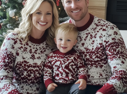 Karácsonyi képeslapokat küldtem szét – nem sokkal később kaptam egy üzenetet: 'Drágám, az a férfi nem a férjed a képen!'