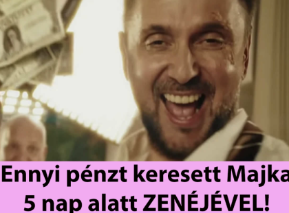 Ennyit keresett Majka 5 nap alatt a legújabb zenéjével!