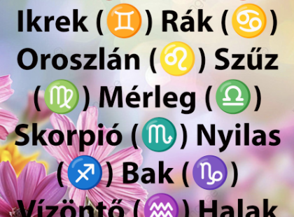 Horoszkóp vasárnapra: Mit ígérnek a csillagok?