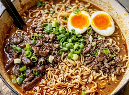 Legfinomabb ramen amit valaha ettem !Egyserpenyős ramen darált marhahússal – Gyors és ízletes Ázsiai fogás