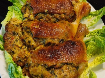 Szaftos, ropogós bőrű töltött csirkecomb – egyszerű, mégis mennyei recept, amit mindenki imádni fog! ??