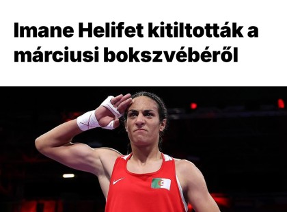 Kitiltották Imane Helifet a márciusi ökölvívó-világbajnokságról