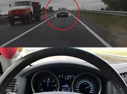Egy autó jött egyenesen felém az autópályán – amit a másodperc tört része alatt tettem, megmentette az életemet