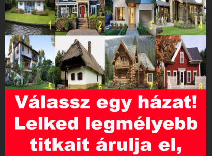 Válassz egy házat! – Mit árul el rólad a döntésed?