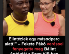 – Fekete Pákó veréssel fenyegette meg Bálint Antóniát a Farm VIP-ben, csúnya vége lett a balhénak