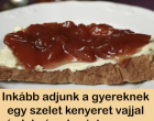 Inkább adjunk a gyereknek egy szelet kenyeret vajjal és lekvárral, mintsem egy tál gabonapelyhet! 👇