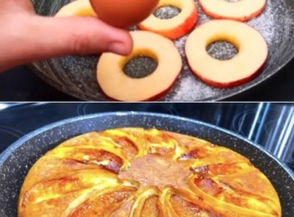 1 tojás, alma, tej, liszt: 15 perc alatt kész a csoda! Egy baj van vele: Sose elég!