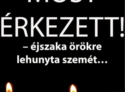 Éjszaka örökre lehunyta szemét…Borzalmas hír jött– Gyászba borult az egész MAGYARORSZÁG!hatalmas név távozott közülünk!