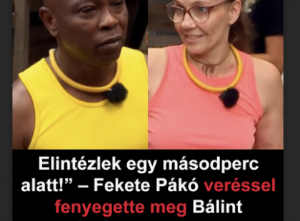 – Fekete Pákó veréssel fenyegette meg Bálint Antóniát a Farm VIP-ben, csúnya vége lett a balhénak