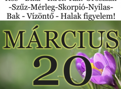 Kos - Bika - Ikrek-Rák-Oroszlán-Szűz-Mérleg-Skorpió-Nyilas-Bak - Vízöntő - Halak figyelem!Hatalmas változást hoz a Mai nap!MAI horoszkóp (CSÜTÖRTÖK)