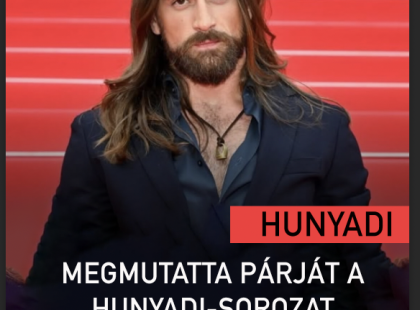 Ő a Hunyadi-sorozat főszereplőjének gyönyörű párja – fotók!