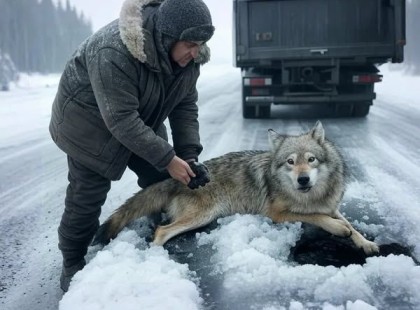Egy pillanatig se gondolkodva, a kamionos kihúzta a jeges vízből a fuldokló, vemhes farkasanyát! De azt még nem is sejtette, milyen lesz a következmény… ???
A hideg csontig hatolt. A jég recsegett alatta, fenyegetően visszhangozva a sötét mélységből, ahol egy élet küzdött az utolsó pillanataiért. A férfi alig kapott levegőt az izgalomtól – most gyorsan kellett cselekedni!
Amikor félrehúzódott a kamionnal az út szélére, még csak nem is sejtette, hogy ez a kis megállás örökre megváltoztatja a sorsát. Messziről csak egy sötét foltot látott a folyón – valami mozgott ott.
Ahogy közelebb ment, a szíve összeszorult: egy farkas vergődött a vékony jégen. A lábai kétségbeesetten csúszkáltak, a teste félig már a jeges vízben volt. A szemei… Nem volt bennük harag. Csak reménytelen kétségbeesés. Nem morgott, nem kapálózott – csak várt.
A férfi nem gondolkodott. Tudta, hogy alig van esélye, hogy minden mozdulat az utolsó lehet. De hogy nézze végig, ahogy elmerül? Az nem ő lett volna!
– Tarts ki, kislány, kihúzlak! – motyogta, maga is meglepődve, miért beszél úgy a farkashoz, mintha ember lenne.
A jég megrepedt a súlya alatt, ő pedig ledermedt, amikor megérezte a jeges vizet a lábánál. De nem állt meg – még egy mozdulat, még egy kis erőfeszítés! Teljes erejéből megragadta az állat nyakbőrét, és megpróbálta kicsúsztatni a vízből. A farkas nem ellenkezett. Mintha bízott volna benne.
Amikor végre sikerült a partra vonszolni, a férfi kimerülten rogyott a hóba, lihegve. A farkas mozdulatlanul feküdt, a mellkasa alig emelkedett. A férfi óvatosan megérintette a nedves bundát – és ekkor érezte meg a mozgást alatta.
– Terhes… – suttogta döbbenten, és visszahúzta a kezét.
És akkor megérezte, hogy figyelik.
Felkapta a fejét, és a vér is megfagyott benne. Az erdő szélén sárga szemek világítottak a sötétben. Egy falkányi farkas állt ott, mozdulatlanul, csendben. Vajon mit jelentett ez? Köszönetet… vagy fenyegetést?
A farkasanya lassan feltápászkodott, megingott, de megállt a lábán. Még egyszer ránézett – a tekintetében nem volt félelem, sem harag. Aztán elindult az erdő felé. Egy pillanat múlva eltűnt a fák között, utána pedig a falka.
A férfi csak ült a hóban, próbálta felmelegíteni elgémberedett ujjait. Fogalma sem volt róla, hogy ez a találkozás még csak a kezdet volt. Hogy a farkasok hálája néha a legváratlanabb pillanatban érkezik…
De akkor erről még nem tudott. Csak ült ott, reszketve, és nem sejtette, hogy a sorsa hamarosan örökre megváltozik… ???
Folytatás az első kommentben a kép alatt!???