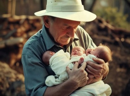 „A magányos Iván bácsi minden reggel megsétáltatta a kutyáját a tanyája körül – de azon a reggelen olyasmit talált a bokrok között, amitől teljesen ledermedt… Három síró kisbabát! ???”
A nap éppen csak felkelt a dombok mögött, amikor a 70 éves Bodó Iván bácsi, aki egész életét a földnek és az állatoknak szentelte, kilépett az apró, vályogból épült házának ajtaján. Egyedül élt már évek óta – felesége évekkel ezelőtt meghalt, gyermekük sosem született. A mindennapjai egyszerűen teltek: hajnalban kelés, földművelés, és minden reggel egy séta hűséges kutyájával, Verával.
Azon a különös reggelen azonban Vera – aki általában csendesen ballagott mellette – egyszer csak vadul ugatni kezdett, és rohanva vette az irányt a gazdaság végében húzódó kis facsoport felé.
– Mi van, te lány? – kérdezte rekedten Iván bácsi, és elindult a kutya után a sűrű ködbe.
Ahogy odaért a bokrokhoz, hallott valamit. Halk, síró hang. A vér is megfagyott az ereiben. Félretolta az ágakat – és akkor meglátta őket…
Három csecsemő feküdt ott, rongyos pokrócokba bugyolálva, egy kupac száraz levélre fektetve. Két kislány és egy kisfiú. Az arcuk piros volt a hidegtől, remegtek, sírtak.
– Jézusom… – suttogta Iván bácsi, a szája kiszáradt, a szíve pedig úgy kalapált, mintha fiatal lenne újra.
Körülnézett – senki. Sem levél, sem üzenet, sem nyom. Csak a három kis élet – elhagyva.
És amikor közelebb hajolt, hogy felvegye őket… akkor történt az, ami miatt teljesen MEGFAGYOTT a mozdulat közben… valamit észrevett, amitől kis híján összerogyott.
???
A történet megdöbbentő folytatását az első kommentben találod! ???
