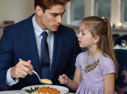 Egy hajléktalan lány odalépett egy elegáns étteremben vacsorázó üzletemberhez, és ezt suttogta a fülébe: „Ne edd meg, láttam, hogy a feleséged tett bele valamit…” ? Az üzletember kinevette – DE MÁSODPERCEKKEL KÉSŐBB az egész étterem HALÁLRA DERMEDT a rettegéstől… ???