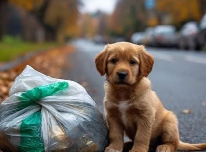 A kiskutya csak egy zsákot szaglászott a kerítés mellett – de amit benne találtunk, attól MINDANNYIAN ledermedtünk! ?