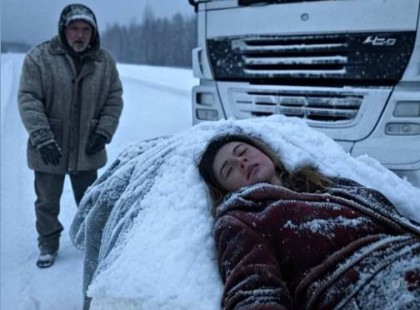 A kamionsofőr kihúzott egy fiatal lányt az éjszakából – de amit a lány pénztárcájában talált, az őt is SOKKOLTA! ??? A decemberi első nagy havazás már vastagon beterítette az országutakat. A hó úgy hullott, mint valami könyörtelen, fehér takaró, a fényszórók sápadt fényét elnyelte a kavargó sötétség. Az üveghez csapódó jégtűk úgy verték az ablakot, mintha maga a tél kopogtatott volna be. Szokolai István, a sokat látott kamionsofőr, már nem érzett fáradtságot – a belső szorongás hamarabb felébresztette, mint bármelyik kávé vagy energiaital. Valami nem stimmelt. Még mielőtt megpillantotta volna, már érezte, hogy baj van. Egy sziluett az út szélén… egy árnyék a hóviharban. István rátaposott a fékre. A szíve görcsbe rándult. Éjfél után jár, teljesen kihalt szakasz. Már hallott egy-két legendát eltévedt emberekről, akik az éjszakai utakon bukkantak fel. Volt, aki csak segítségre várt… de akadtak olyan történetek is, amiket jobb volt nem továbbgondolni. Ahogy kiszállt a fülkéből, és a reflektor fénye végigpásztázta az alakot, Istvánnak kis híján elállt a lélegzete. Fiatal nő. Sápadt arc, kék ajkak. Ruhája szinte nevetségesen vékony volt ehhez a jeges éjszakához. A hóban kuporgott, nem mozdult. – Hé, hallasz engem? – kérdezte István, miközben óvatosan a vállához ért. A bőr jéghideg volt. De a lány halkan nyöszörgött. Élt. István gondolkodás nélkül felemelte. Olyan könnyű volt, mintha szél fújta volna le az útra. Beemelte a fülkébe, felcsavarta a fűtést, becsavarta egy vastag pokrócba, és megpróbálta megitatni egy kis meleg teával. A lány ujjai megremegtek. Álomszerűen, de reagált. István szíve zakatolt. Ki lehet ez a lány? Mi történt vele? Miért hever az országút szélén, egy ilyen éjszakán? Elütötték? Kidobták? Talán a válasz a kabátjában rejtőzött. Egy pénztárca. Bőrből. Drága. István hezitált. Nem szokása mások dolgai között turkálni, de most minden perc számított. Felnyitotta. És abban a pillanatban, amikor meglátta a nevet, elakadt a lélegzete. Kovács Anasztázia. A világ kifordult a sarkaiból. Kovács? Az a név, amit tíz éve próbált elfelejteni. Egy család, amitől menekült. Egy férfi, akitől mindennél jobban rettegett. És most… az ő lánya ült mellette, remegve, félholtan. Mi folyik itt?! Hogy került ide? És még fontosabb: ki elől menekül? De amit István talált a személyes iratai között… az mindent megváltoztatott. Ő maga is veszélybe került! ??? ??? FOLYTATÁS a kommentben!