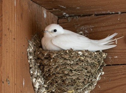 A fehér fecske. Ez neked szól, hogy egészséget és szerencsét hozzon neked!