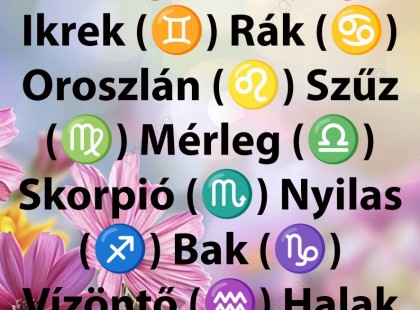 Hatalmas változást hoz a VASÁRNAP!VASÁRNAPI horoszkóp ? Cikk a hozzászólásoknál >>>