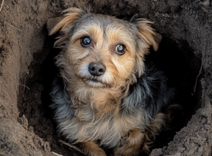 Nemtörődöm kegyetlen gazdája által elhagyott kiskutya ásott egy gödröt, hogy örökre ott maradjon.... Úgy tűnik, úgy döntött, hogy utolsó leheletéig ott marad. A kutyák is átélik a kétségbeesést, amikor már nincs erejük várni és reménykedni.... 

A kutya kicsi volt. Alig akkora, mint egy felnőtt macska. Bundája bozontos, rendezetlen, és ahogy ott feküdt a saját maga által ásott gödörben, leginkább egy aprócska hódra emlékeztetett. Csak hogy ő nem gátat épített, hanem… egy gödröt. Egy saját sírt. Egy menedéket a világ elől, amely megtagadta tőle az élethez való jogot. A gazdája elhagyta. Napok óta nem evett. Nem mozdult. Csak ott feküdt, csapzottan, félig a föld alatt.

A szeméttelepen, a város határában. Ahol senkit nem érdekel, ha egy kiskutya elbújik a világ elől.

Az emberek azt mondják, a kutyák mindig remélnek. De néha… még egy kutya is feladja.

     A lányt, aki végül megtalálta, Hajnalkanak hívták. Állatvédő volt, önkéntes. Már régóta tudta, hogy a menhelyeken nincs több hely. Az ingyenesek tele vannak, a fizetősök meg… hát, a fizetős helyeket is azok az állatok töltik meg, akiket már senki más nem akar.

Aznap reggel egy ismerőse hívta:

– Hallottál arról a kiskutyáról, Hajnalka? Azt mondják, a szeméttelep körül kóborol. Vagyis… már csak fekszik. Nem jön elő senkihez. A földben fekszik.

– Tudom, Laci… – Hajnalka hangja halk volt. – De hova vigyem? Otthon négy mentett kutyám van. A kórház tele, az átmeneti otthon szintén.

– Hagyod ott megdögleni? – kérdezte a fiú a vonal túloldalán. Nem volt vádlás a hangjában. Csak szomorúság.

     Hajnalka fél órával később már a szeméttelep szélén parkolt. A szél port kavart a lába körül, miközben botladozva haladt előre, az orrát fojtogatta az égett szag. Körben madarak, néha patkány neszezett a zsákok között.

Aztán meglátta.

Egy kis barna-fekete folt. Egy mozdulatlan test, félig a földbe ágyazva.

– Te vagy az? – kérdezte halkan, letérdelve. – Te vagy az én kis... apróságom?

A kutya nem mozdult. Nem nézett fel. Nem menekült, nem vicsorgott. Csak ott feküdt.A történet folytatását a hozzászólásokban olvashatod????