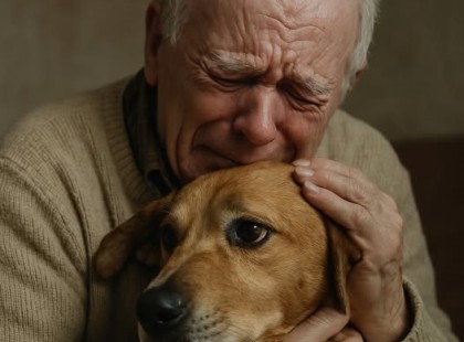 „Sajnálom, haver, nem tudtam megtenni…” – Jancsi bácsi csak elaltatni vitte a kutyáját, de amit az állatorvos tett, azon az egész ország meghatódott...

A bácsi zsebében csak pár gyűrött ezres volt, és a felesége régi zsebórája. Azért indult útnak, hogy elbúcsúzzon egyetlen igaz barátjától – a kutyától, aki hét éven át vele volt jóban-rosszban. De amit a rendelőben történt, az minden képzeletet felülmúlt…

Egy 72 éves férfi, Jancsi bácsi, csendben, egyedül él vidéken. A feleségét évekkel ezelőtt veszítette el. A ház azóta is kong az ürességtől. A gyerekei ritkán jönnek, az unokák még ritkábban. De van valaki, aki mindig ott van mellette: Báró, a hűséges fekete labrador.

Hét hosszú évig elválaszthatatlanok voltak. Együtt sétáltak minden hajnalban, együtt ültek azon a padon, ahol valaha Jancsi bácsi először fogta meg Margitka kezét. A bácsi beszélt hozzá – a fiatalságról, az elmúlásról, a nyugdíjas évekről, a kertben elültetett paradicsomokról. És Báró mindig csak nézett rá, figyelmesen, mintha minden szót értett volna.

De egy reggel Báró nem köszönt. Nem jött oda az ágy mellé, nem kérte a reggelijét. Csak feküdt a sarokban, szomorú szemekkel, mozdulatlanul. Jancsi bácsi azonnal tudta: nagy a baj. Napokon át mellette ült, mesélt neki, simogatta, verset olvasott, még vicceket is mondott, de a kutya állapota csak romlott. Végül összeszorított szívvel eldöntötte: el kell menni a rendelőbe.

A rendelőben az állatorvos csak ennyit mondott: súlyos fertőzés, azonnali kezelés kell. De ez több tízezer forint. És Jancsi bácsi zsebében csak pár gyűrött bankjegy volt. Felajánlották az eutanáziát – gyors, fájdalommentes. Az öreg bólintott… de a szemei könnyben úsztak.

– Majd... átgondolom. Megpróbálom... találni valamit – suttogta, és a kutyáját a mellkasához szorítva kilépett az ajtón.

Három napig próbálta előteremteni a pénzt. Régi dolgait árulta, felhívott minden ismerőst, és még a felesége emlékéül őrzött zsebórát is el akarta adni. De nem sikerült. Az utolsó napon, a megbeszélt időpontban visszatért a klinikára. Báró a karjaiban volt – gyenge, de még lélegzett.

És akkor történt valami, amitől megállt az idő…