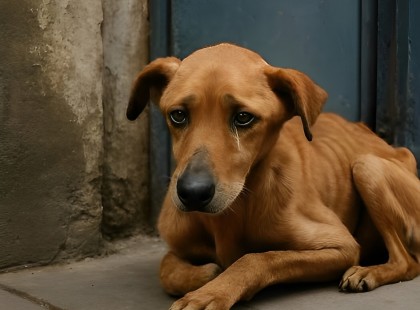Egy kóbor kutya sírva rejtőzött el az erkély alatt – de amit utána tett egy nő, az egész ház életét megváltoztatta!