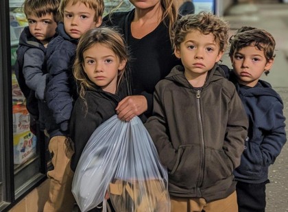 Egyedül maradt az ötös ikrek anyukája: nem tudta kifizetni a bevásárlást, de akkor egy hang megszólalt mögötte... „A számlája már ki van fizetve.”