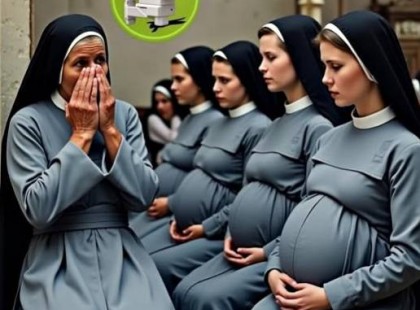 A budai kolostorban sorra lettek terhesek a fiatal apácák – ezért rejtett kamerákat szereltek fel. Amit a főnővér a felvételeken látott, attól szó szerint elállt a lélegzete… ???
Kata nővér, a budai „Szeplőtelen Szűz Mária” kolostor szigorú, de igazságos vezetője épp a rendház heti imarendjét és feladatait rendszerezte, amikor hirtelen kopogás zavarta meg a csendet. Sóhajtva nézett fel, nem örült a megszakításnak – de amikor meglátta, hogy Zsófia nővér lépett be, aki a legmegbízhatóbb segítője volt, azonnal tudta: valami nagy baj van.
– Mi történt, Zsófia? – kérdezte komoran.
Zsófia arcán aggodalom tükröződött:
– Adél nővér nagyon rosszul van… már napok óta hány, és most már mozdulni sem bír.
A főnővér azonnal felpattant, és ketten rohantak végig a csendes folyosókon. Amikor a fürdőhöz értek, Adélt a padlón, a WC előtt térdelve találták – sápadtan, remegve.
– Istenem, gyerekem! Mi történt veled? – kérdezte Kata nővér, és leguggolt hozzá.
Adél erőtlenül felemelte a fejét: – Nem tudom, nővér… napok óta hányingerem van és szédülök… soha nem éreztem még ilyet.
Kata nővér homlokát ráncolta. – Miért nem szóltál hamarabb?
– Nem akartam zavarni… – suttogta a lány.
Kata mély levegőt vett, igyekezett nyugodt maradni. – Az egészség mindig az első. Zsófia, hozzátok a kulcsot, beviszem a kórházba.
Miközben Adélt talpra segítették, Kata nővér észrevett valamit... Adél ruhája megemelkedett, és… látszott a gömbölyödő pocakja. Kata nővér megdermedt.
– Adél... rendesen ettél az utóbbi időben? – kérdezte halkan.
– Alig... – felelte a lány elcsukló hangon. – Annyira rosszul vagyok…
És akkor Kata nővér agyán átvillant egy gondolat, amit nem mert kimondani: a lány talán... várandós? De hogyan?! Egy zárt kolostorban, ahol férfiak nem léphetnek be?
Ezután történt meg az, ami alapjaiban rázta meg a budai kolostor világát: Kata nővér titokban rejtett kamerákat helyezett el az épület több pontján, hogy kiderítse, mi történik valójában…
De amit a felvételeken látott… attól szó szerint meginogtak a lábai. ???
➡️ Olvasd tovább a történetet az első hozzászólásban! ????