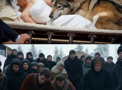 A farkas nem mozdult el a nő koporsójától, és amikor közelebbről megnézték az emberek, ELKÁBOLTAK attól, amit láttak… ???
Az egész egy olyan napon kezdődött, amelynek a legboldogabbnak kellett volna lennie egy fiatal pár számára. Ildikó, a jólelkű, természetimádó lány épp arra készült, hogy örök hűséget fogadjon szerelmének, Bálintnak – hűséges társának és barátjának. De a sors mást tartogatott: harangzúgás helyett sírás, esküvő helyett gyász… és a gyönyörű menyasszonyi ruhában fekvő lány koporsója.
Aztán hirtelen belépett egy farkas… és a levegő megfagyott.
Nem egy szokványos állat volt – ez Charlie, azaz Karcsi volt, akit Ildikó évekkel korábban mentett meg a Mátrában. A farkas a koporsóhoz rohant, beugrott mellé, és nem mozdult. Mintha valamit tudott volna… valamit, amit az emberek nem vettek észre.
És amikor végre közelebb hajoltak hozzá, hogy jobban megnézzék, mi történik… ELÁLLT A LÉLEGZETÜK! ???
? Folytatás az első kommentben a kép alatt! ???