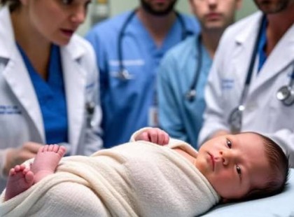 Az újszülött csak nézett… és egy perccel később az egész orvosi csapat ledermedt! ??? A Szent Boróka klinikán történteket ma már legendaként emlegetik…