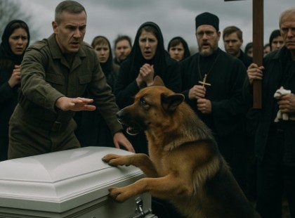 A kutya rávetette magát a koporsóra… és utána olyat tett, amit azóta is suttognak a faluban! ?