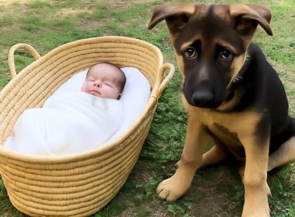 Ott ült a kutya a babakosár mellett… és az egész életem megváltozott.