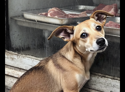 Négy napig ült ugyanazon a helyen, a kecskeméti piac szélén, a rekkenő nyári hőségben.