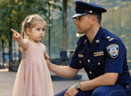 A kislány odasétált a rendőrhöz, és csak halkan ennyit mondott: 