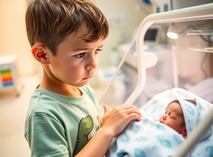 A Fiam sírni kezdett, amikor meglátta az újszülött húgait… és azt suttogta: „Nem mindkettő…