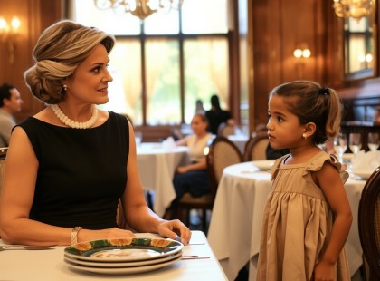 Egy hajléktalan kislány megkérdezte: „Megehetem, amit ön meghagyott?” — és ez a kérdés mindent megváltoztatott