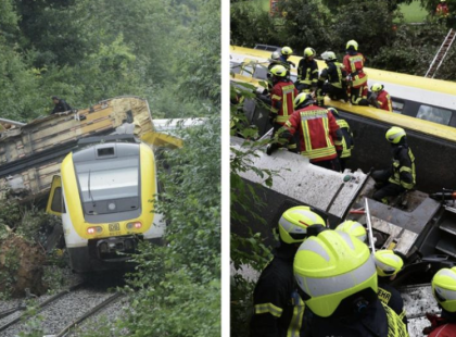 Halálos vonatbaleset.3 HALOTT 50 EMBER SÉRÜLT MEG