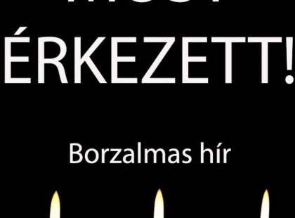 Borzalmas hír jött ma reggelre– tegnap éjszaka örökre lehunyta szemét… Gyászba borult az egész MAGYARORSZÁG!hatalmas név távozott közülünk! A cikk a hozzászólásoknál olvasható!