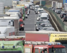 Óriási baleset az autópályán! Közel 9km-es a torlódás.....,1 óra az átjutási idő.
