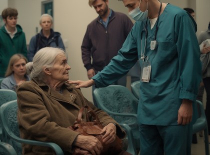 ?? Nevetgéltek az idős nénin a kórházi váróban – míg a sebész kilépett, és megszólalt…