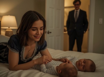 A dúsgazdag özvegy hetek óta nem aludt, az ikrei minden éjjel sírtak… míg az új dadus nem tett valamit, amitől Dániel szinte ledermedt… ???