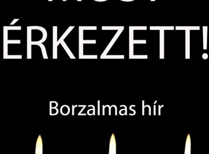 Borzalmas hír jött ma reggelre– tegnap éjszaka örökre lehunyta szemét… Gyászba borult az egész MAGYARORSZÁG!hatalmas név távozott közülünk! Cikk a hozzászólásoknál >>>