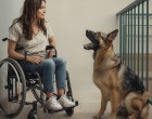 A kerekesszékes lány a legveszélyesebb kutyát akarta hazavinni – amikor a német juhász meglátta őt, olyat tett, amit senki nem hitt volna el 😱🐾