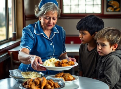 Két hajléktalan gyereket etetett – 12 évvel később egy luxusautó állt meg a háza előtt