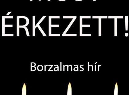 Borzalmas hír jött ma reggelre– tegnap éjszaka örökre lehunyta szemét… Gyászba borult az egész MAGYARORSZÁG!hatalmas név távozott közülünk! Cikk a hozzászólásoknál >>