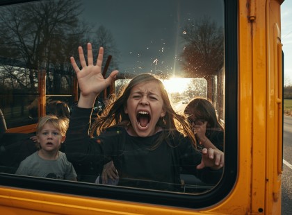 Láttam egy gyereket a sulibuszon, ahogy a hátsó ablakot verte és segítségért kiabált – de amikor odaértem, olyasmi történt, amire nem voltam felkészülve